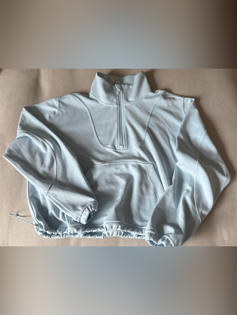 Lululemon Brushed Softstreme Ribbed Half Zip
Powder Blue